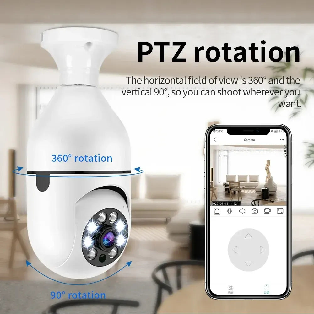 Wifi Light Bulb Camera