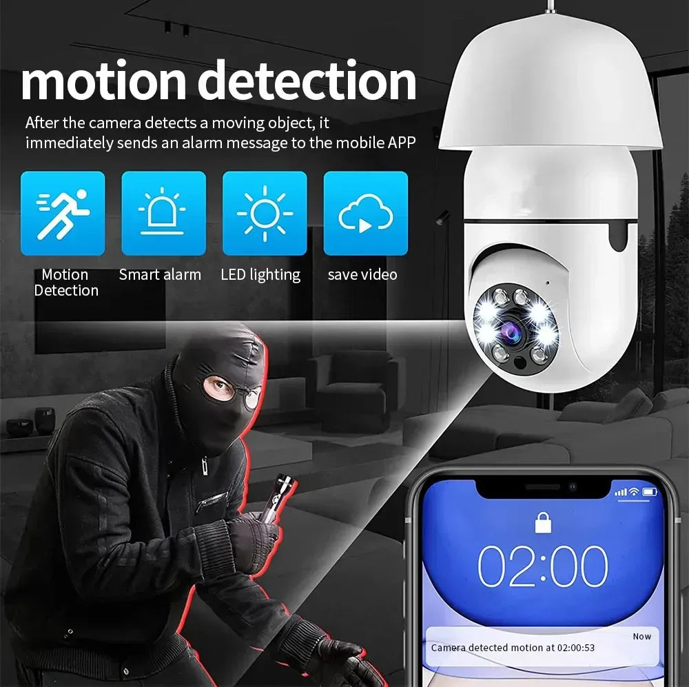 Wifi Light Bulb Camera