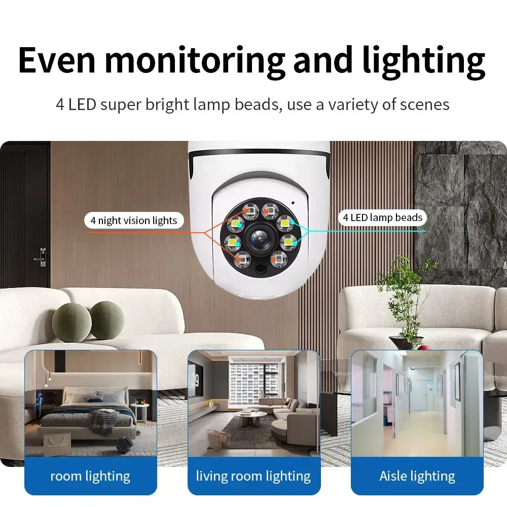 Wifi Light Bulb Camera