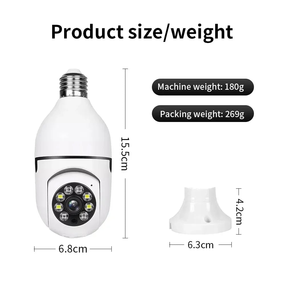 Wifi Light Bulb Camera