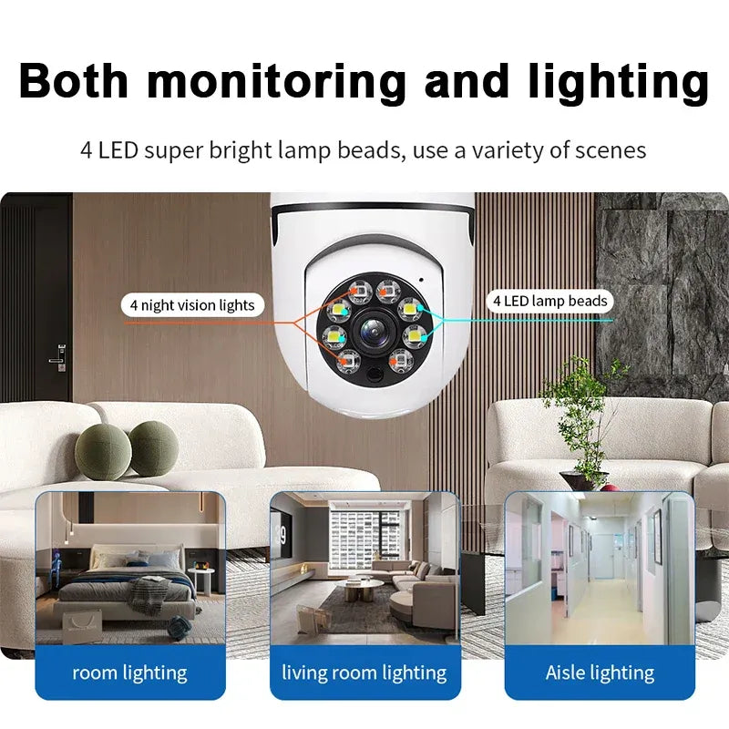 Wifi Light Bulb Camera