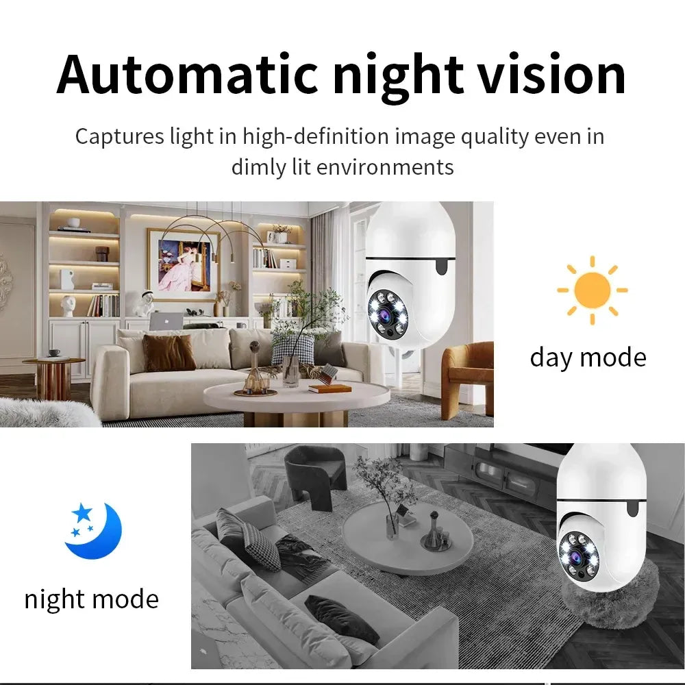 Wifi Light Bulb Camera