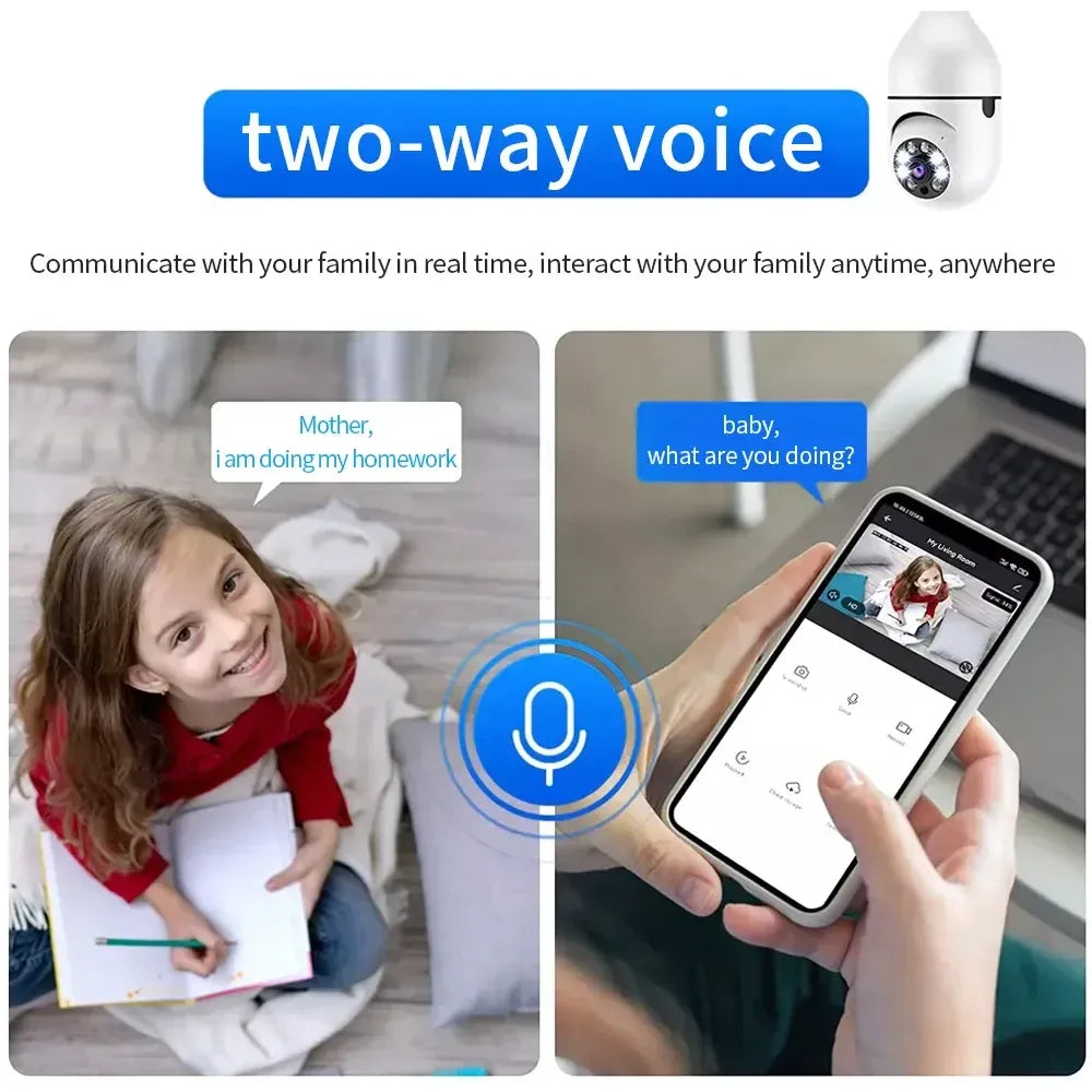 Wifi Light Bulb Camera