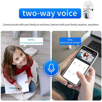 Wifi Light Bulb Camera